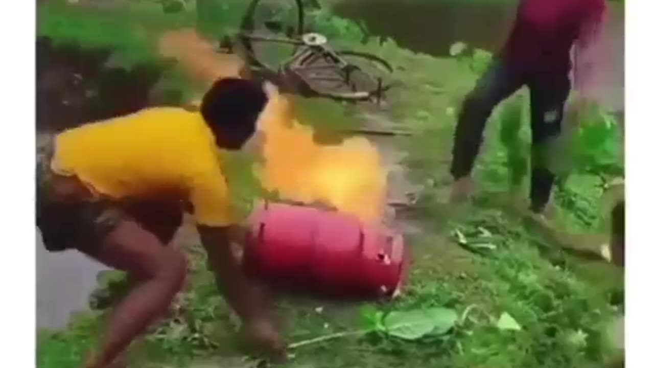 How To NOT Put Out A Cylinder Fire!!!