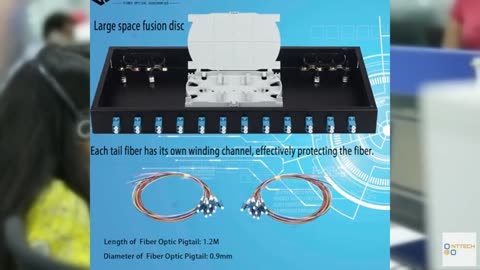 fyboptwu - 2 Packs 12 Duplex Singlemode 24 Port LC UPC Fiber Optic Rack Mount En