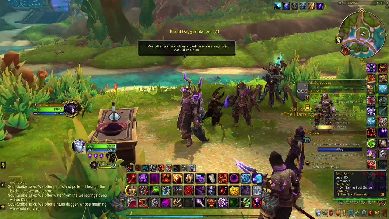 World of Warcraft Questing in K`aresh Part 9