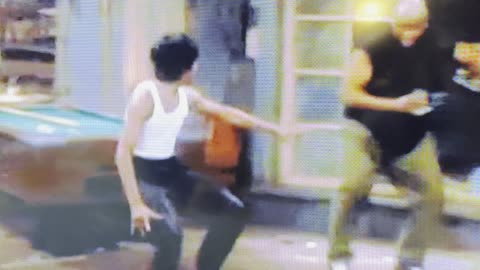 Hugging and Learning (lots of Jacky Chan karate moves) with Stefan! THE GOOD GUYS ALWAYS WIN!!!