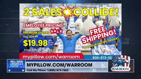 Make Sure To Order Your WarRoom Posse Exclusive Deals Today At MyPillow.com/warroom