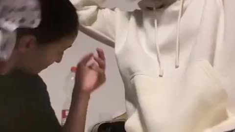 Iranian girls making a statement of strength to the world