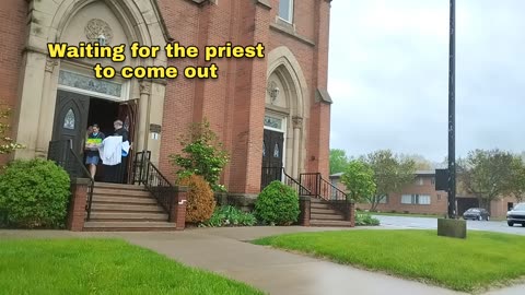 Lost Catholic priest John Sheridan getting the word of God