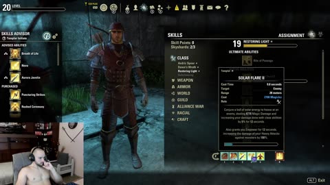 Playing ESO!