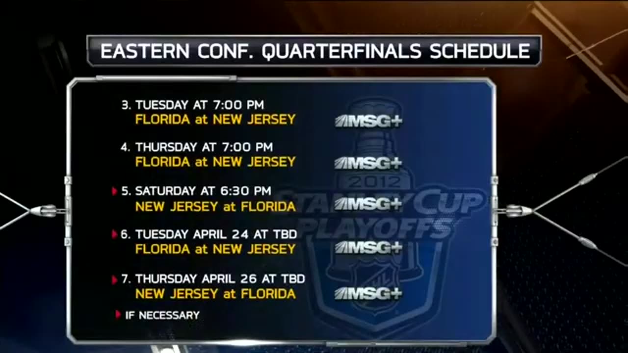 ECQF Panthers vs Devils Game 2 4/15/12