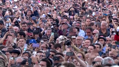 'Peace be with you all,' says Pope Leo XIV in first address