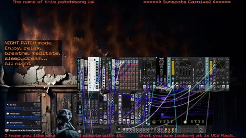 Night Patch Mode - Ambient & Meditative Sound Exploration - VCV Rack for 🙏 Inner 🕉 Peace ☮ SFW