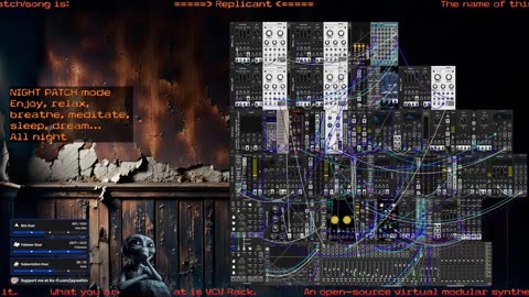 Night Patch Mode - Ambient & Meditative Sound Exploration - VCV Rack for 🙏 Inner 🕉 Peace ☮ SFW
