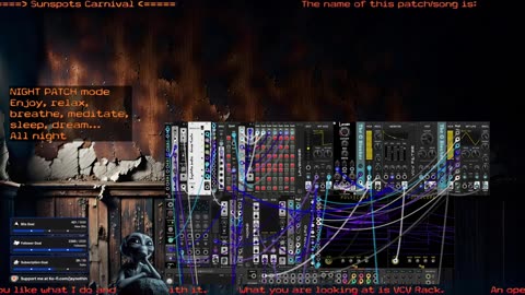 Night Patch Mode - Ambient & Meditative Sound Exploration - VCV Rack for 🙏 Inner 🕉 Peace ☮ SFW
