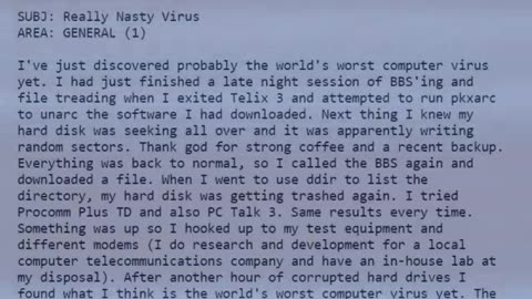 Virus Hoaxes of the Early Internet Nostalgia Nerd