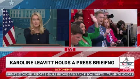 RSBN White House Press Secretary Karoline Leavitt Holds a Press Briefing - 6-3-25
