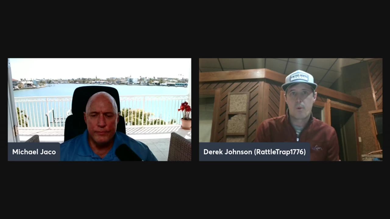 Derek Johnson and I catch up and discuss President Trump taking down the deep state.