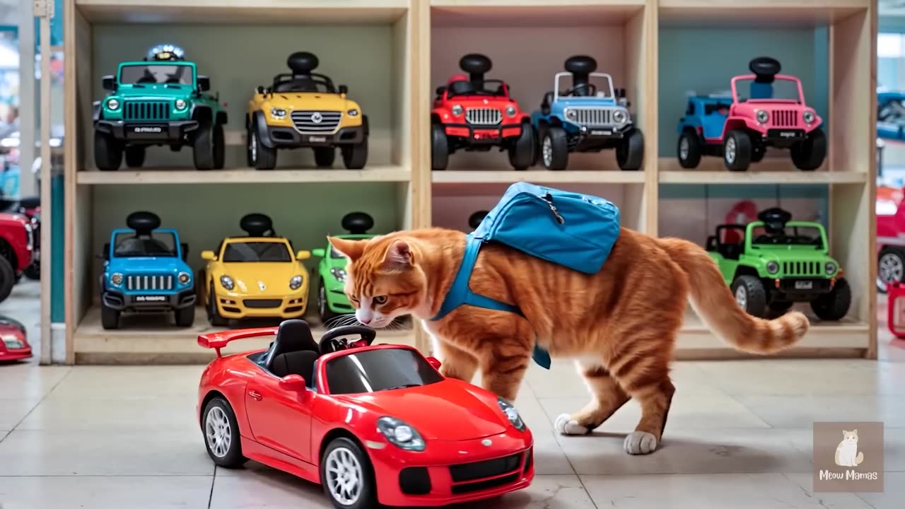 Mama Cat Trims Fur on the Farm and Makes Tiger Hat For Kittens At Home🐾🎩🐯_2