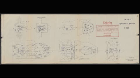 Scharnhorst Original General Plans from the Bundesarchiv