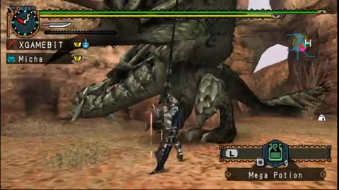 Monster Hunter Freedom Unite HD Psp PC Gameplay Part 54, 9 star Boss Fight RATHIAN #capcom