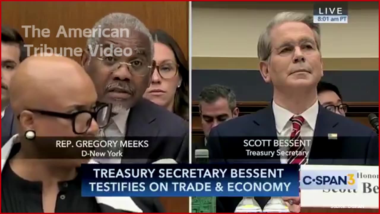 Leftist Congressman Has Screaming Meltdown in Congress after Scott Bessent Hilariously Trolls Biden