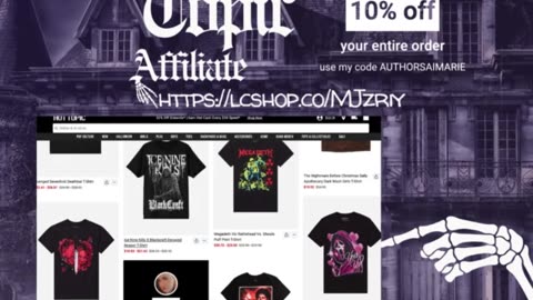 Coupon Code AUTHORSAIMARIE for 10% off at Hot Topic!