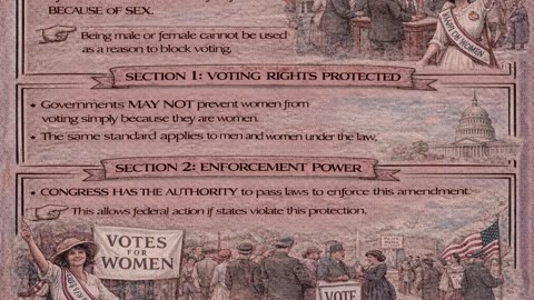 Amendment XIX Explained | Women’s Right to Vote
