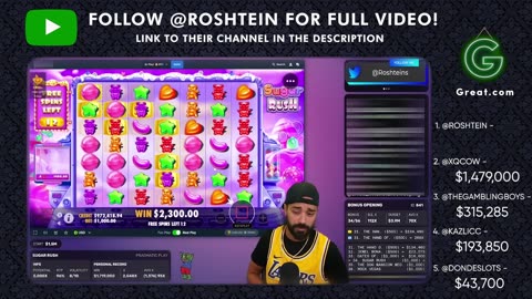 Sugar Rush Max Win: Top 5 World Record Wins (XQC, Roshtein, AyeZee - The Boys, Donde, Kazlic)