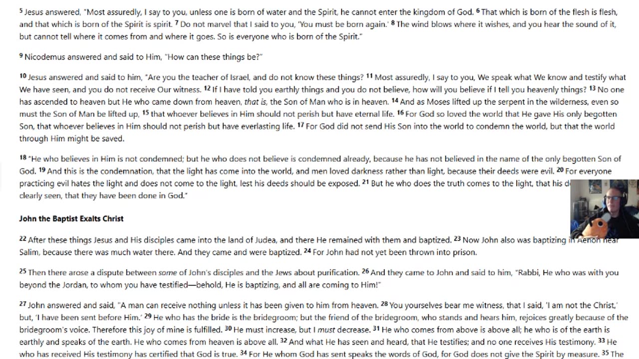 John 1 through 3 NKJV (Joshzilla89 Bible Reading)