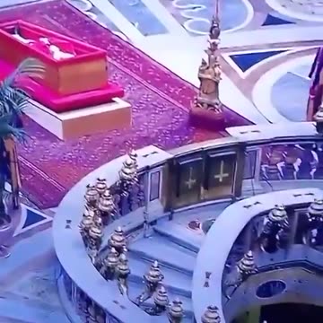 The satanic church is exposed again at the Pope's funeral