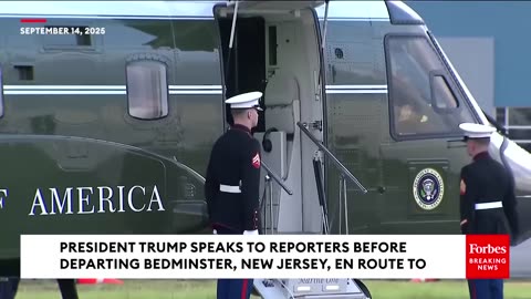 BREAKING NEWS: Trump Takes Questions From Reporters About Charlie Kirk Memorial, Russia-Ukraine War