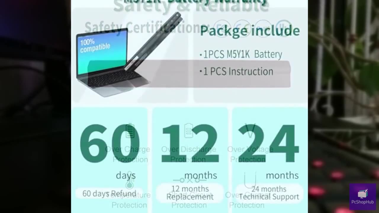 40WH M5Y1K 14.8V Battery for Dell Inspiron 14 15 17 5000 3000 Series 5559 5558 3