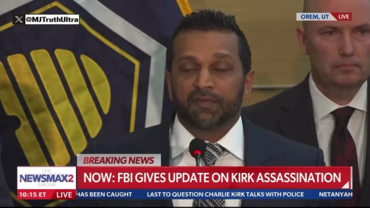 FBI Kash Patel:[Always pay attention to the numbers] 'In 33 hours we made historic progress for Charlie' 9.12.25