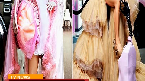 Paris Hilton Shows Off Her Clinched Waist in Drama