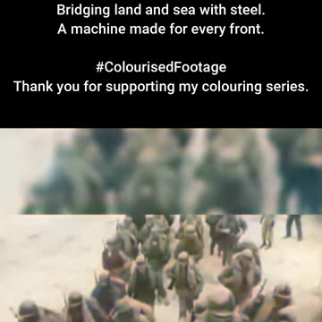 Amphibious Transport Demonstration #ColourisedHistory