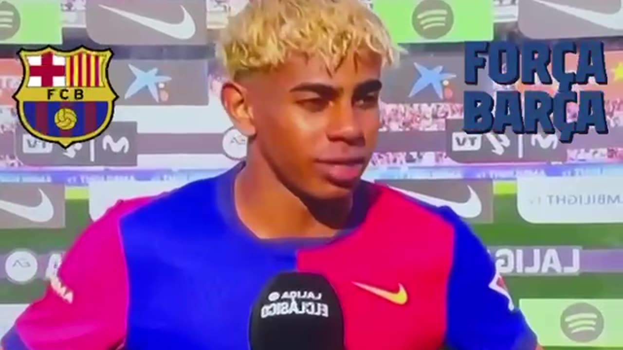FC Barcelona: Lamine Yamal interview after Match against Real Madrid