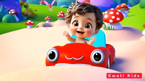 Wheels on the Car - Nursery Rhymes & Kids Songs