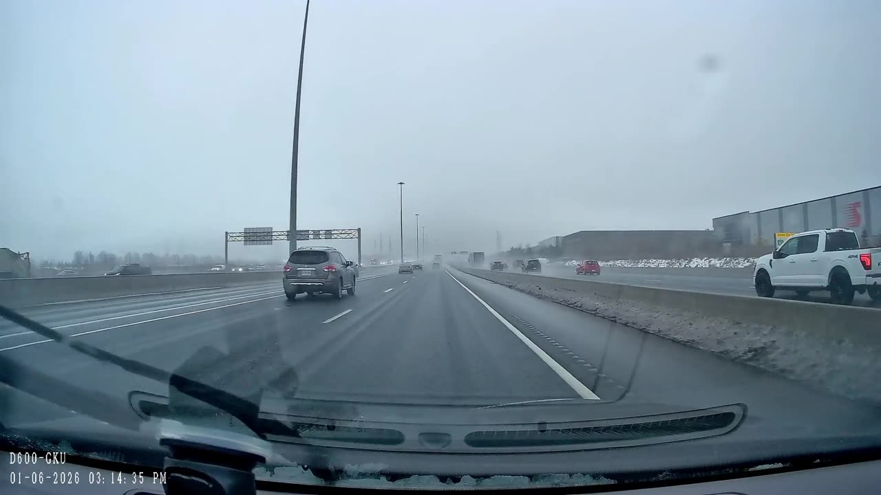 Apparent Hit and Run on Highway 401