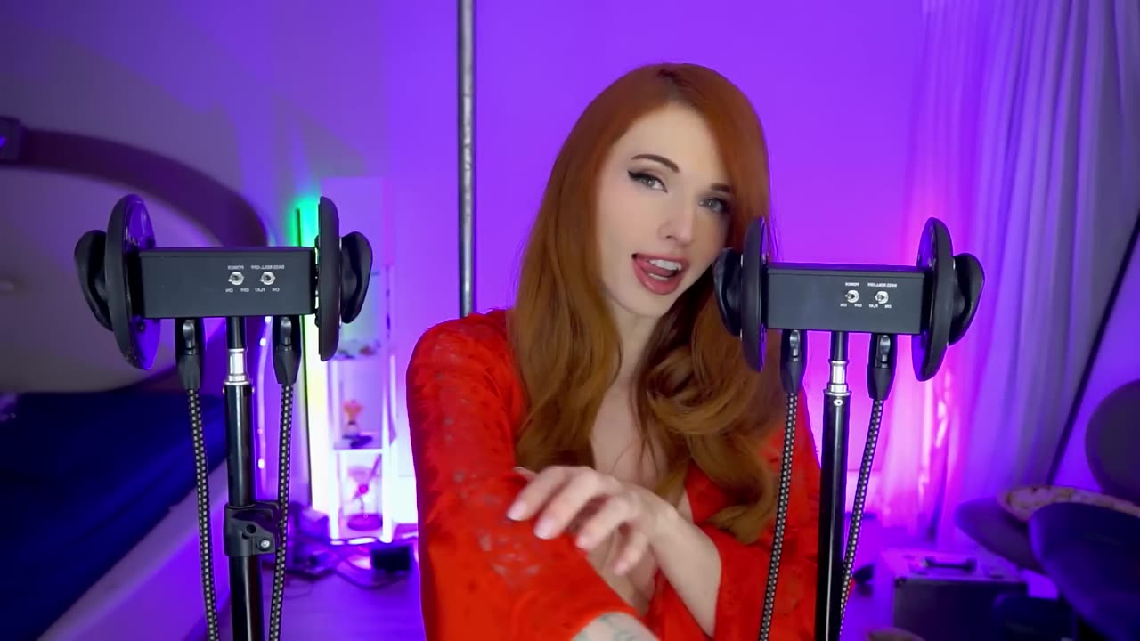 NIGHT TIME ASMR | Licking & Kissing in my SILK ROBE