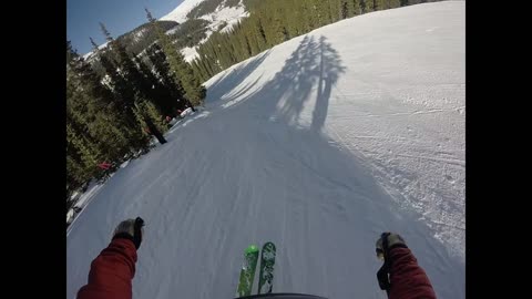 Skiing at Arapaho Basin, Colorado