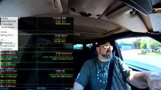 Tune and Drive With datalog overlay, Volvo redblock 29psi