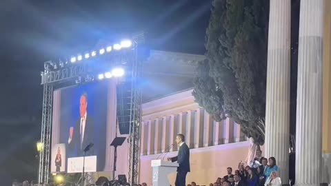 Στην έναρξη του 15ου επετειακού Συνεδρίου της Νέας Δημοκρατίας