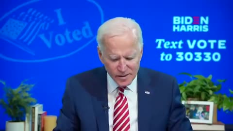 Biden admits voter fraud