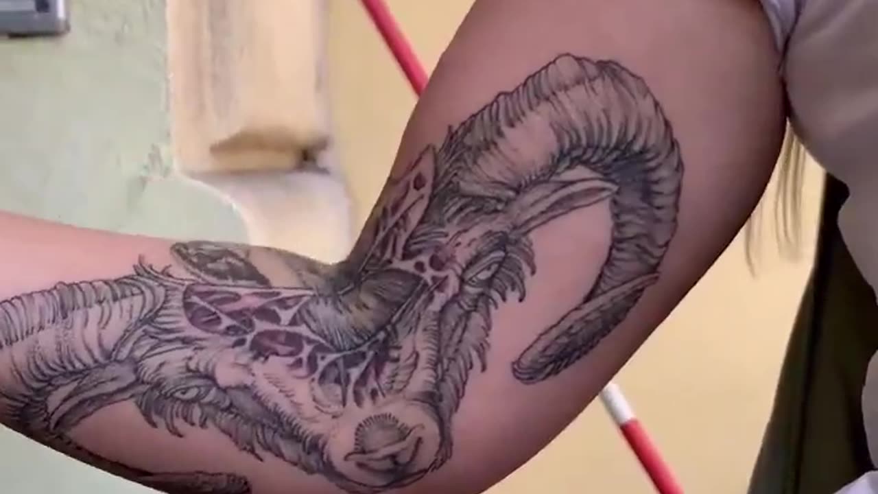 I found the Satanic Tattoo