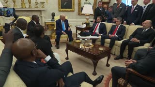 President Trump Participates in a Bilateral Meeting with the President of South Africa