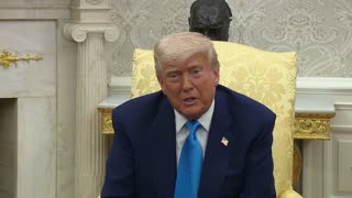 President Trump Participates in a Bilateral Meeting with the President of South Africa