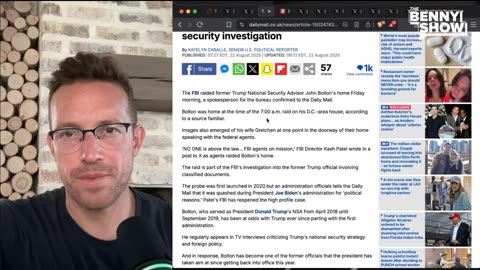 FBI RAIDS The Deep State: Agents Swarm John Bolton’s Home, Kick in Door | Kash, Bongino Speak…