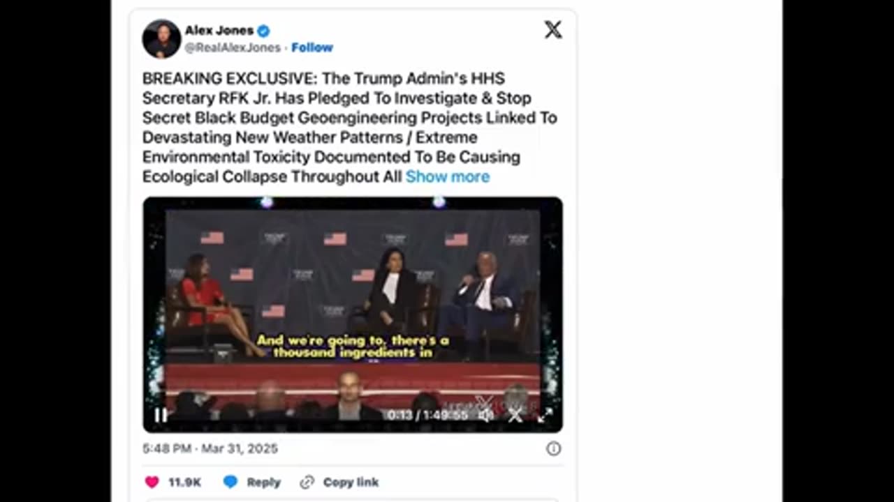 RFK on fluoride and other things ..