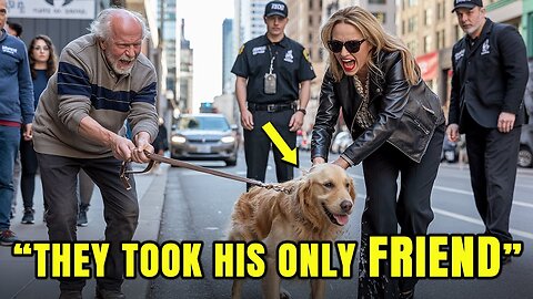 HOMELESS MAN’S DOG IS TAKEN BY RICH WOMAN — WHAT HAPPENS NEXT SHOCKS THE WHOLE CITY!