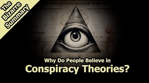 5 Disturbing Conspiracy theories you'll hope to be true..