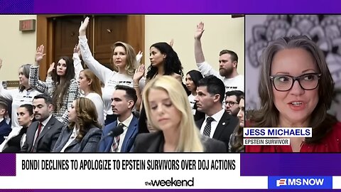 ‘Listen to us’: Epstein survivor calls on Trump Admin after Bondi’s ‘venomous’ testimony