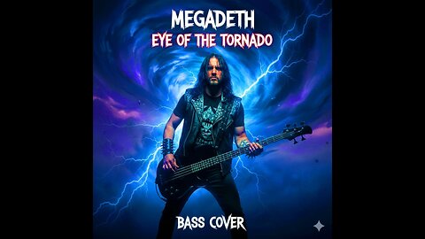 Megadeth – Eye of the Tornado Bass Cover | Technical Thrash Metal Bass 🇺🇸