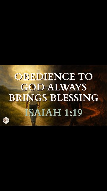 Obedience to God Always Brings Blessing Isaiah 1:19