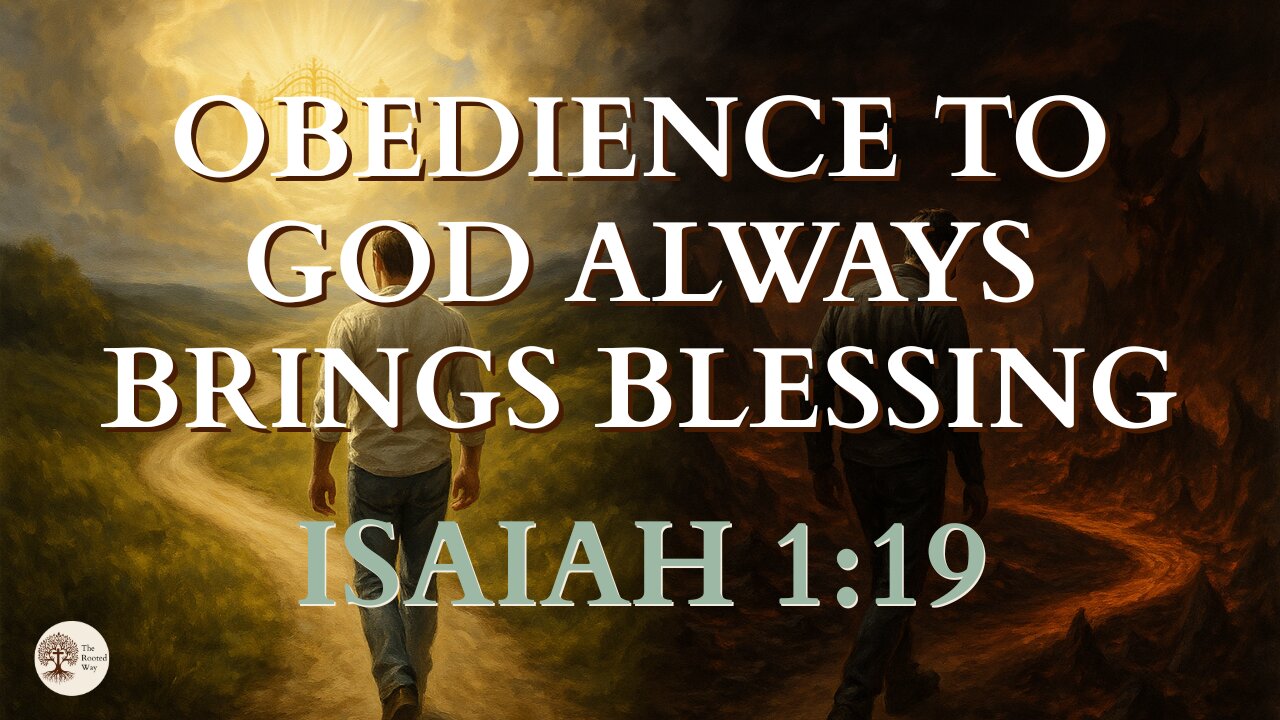 Obedience to God Always Brings Blessing Isaiah 1:19