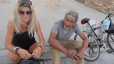 Sandy 60 Homeless- 9 years "Hopes for the future is to have 4 walls, a locked door and a bathroom."